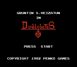 Diablobetes title screen