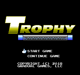 Trophy title screen